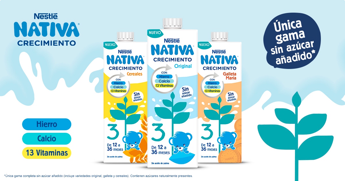Nestlé Nativa 3 Crecimiento Original 1 Litro - Atida