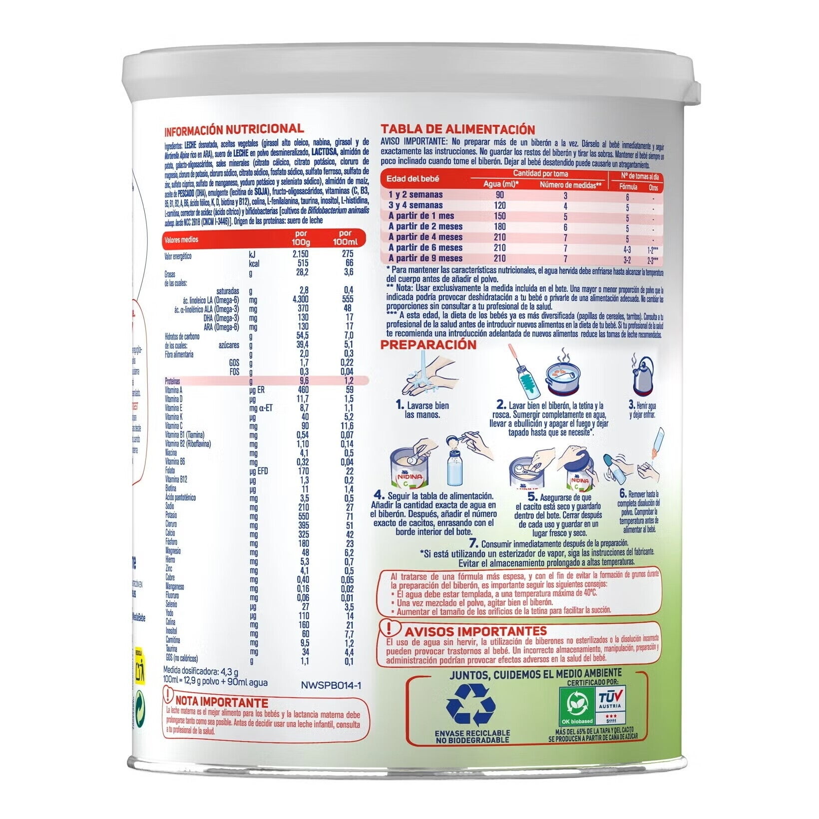 NIDINA CONFORT TRASERA