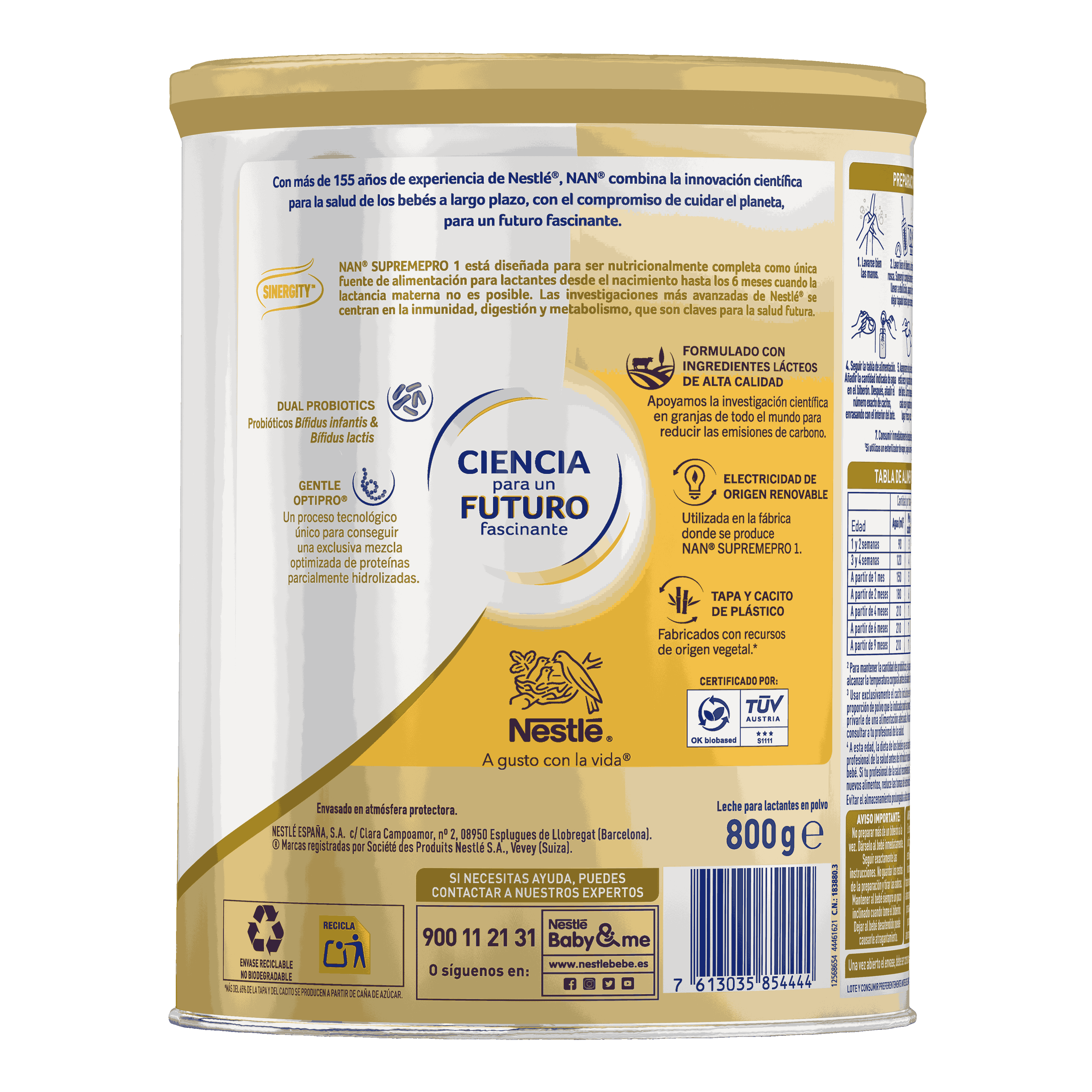 NAN® SUPREME PRO 1  Leche de inicio desde el primer día