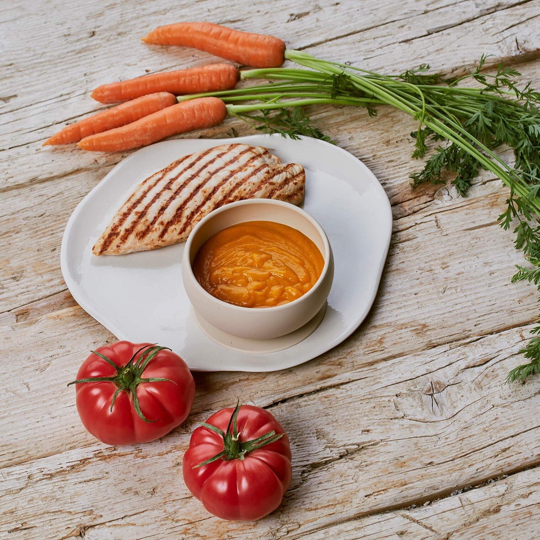 ingredientes zanahoria tomate pavo