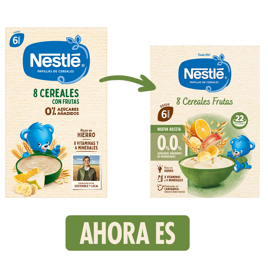 NESTLÉ 8 Cereales con Frutas