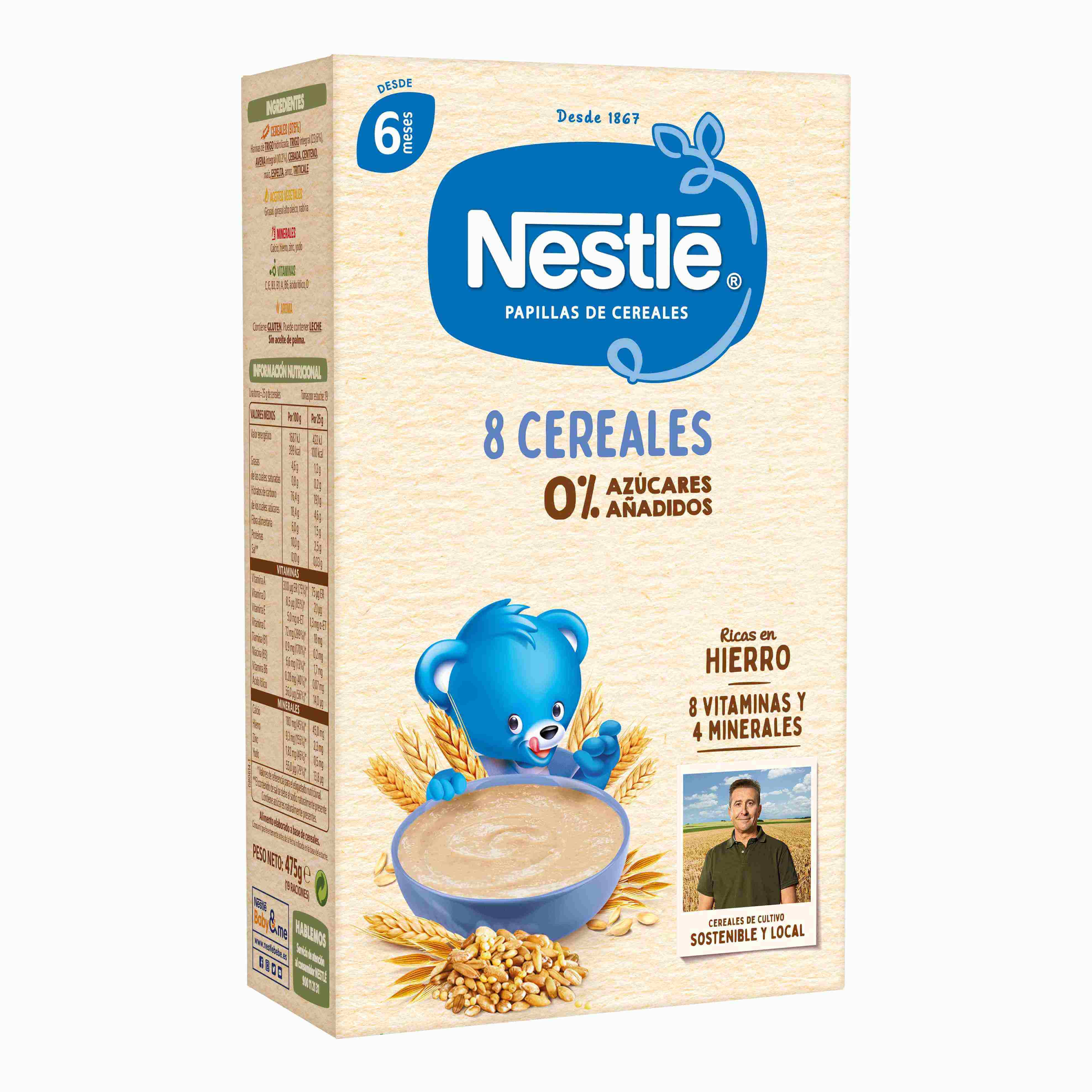 🥇 Los 7 Mejores papilla 8 cereales integrales para tu bebé 🧡 【2024 】