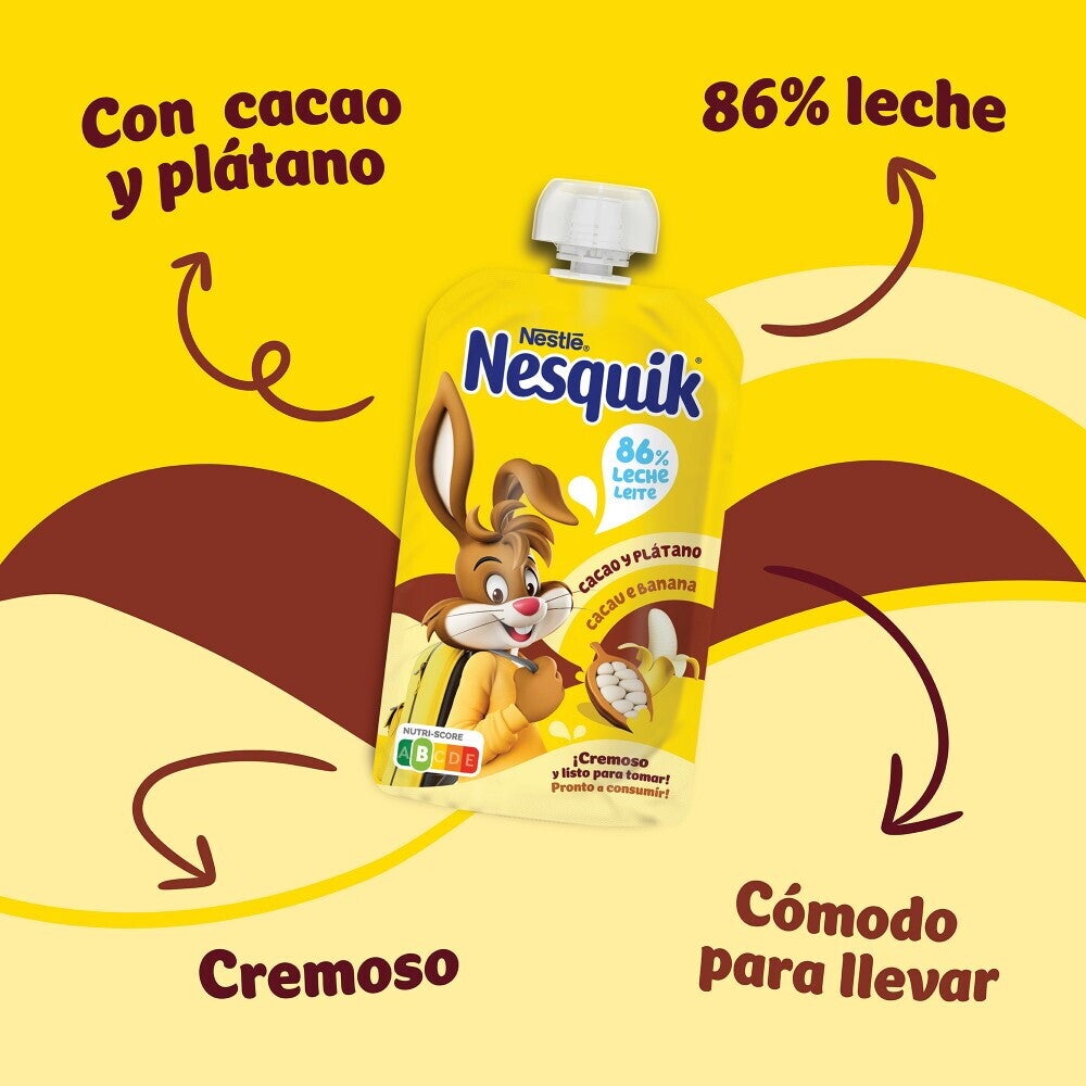 Bolsita Nesquik Cacao y Plátano