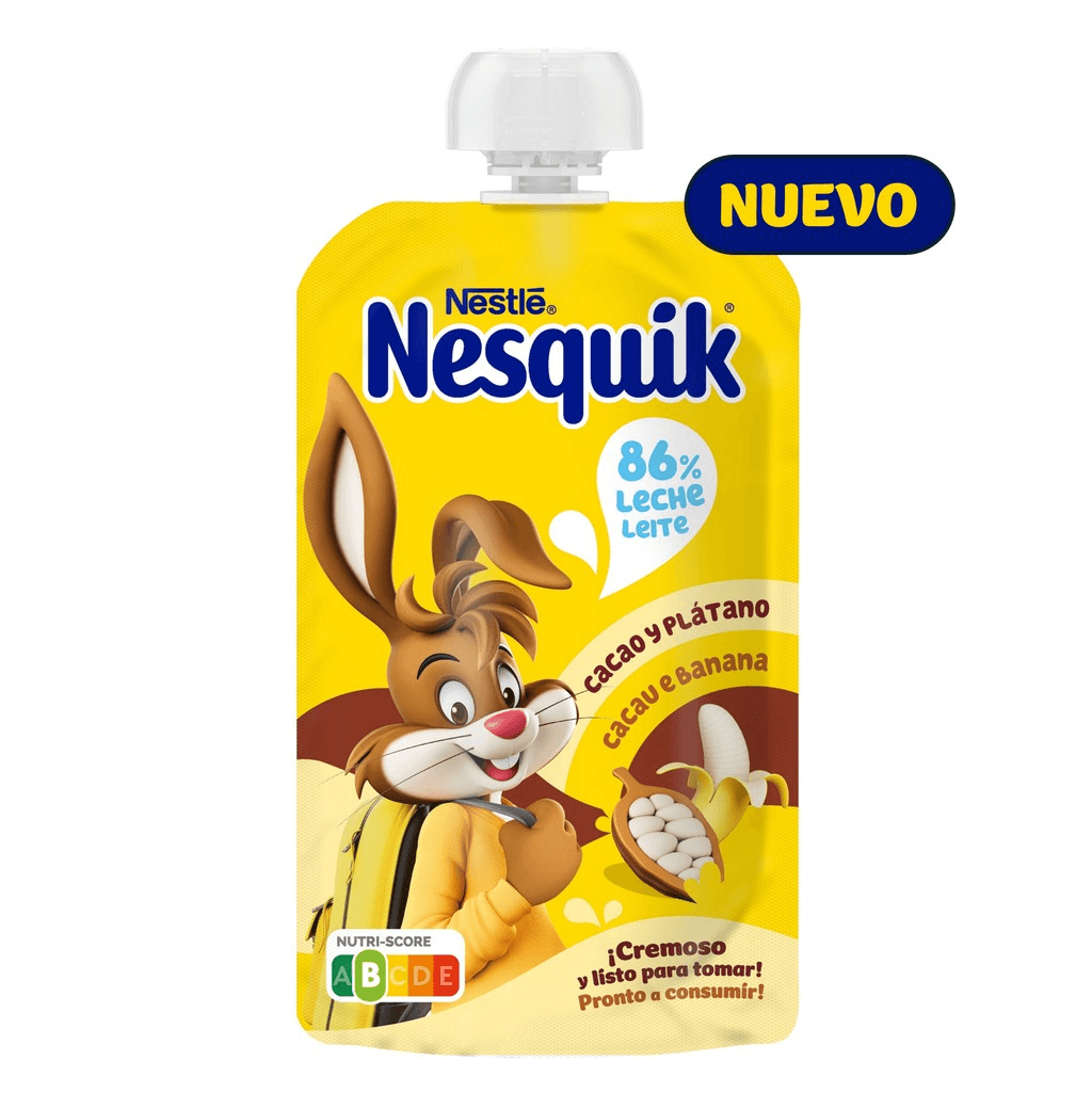 Bolsita NESQUIK Cacao y Plátano