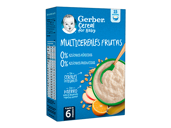 Papilla multicereales fruta 