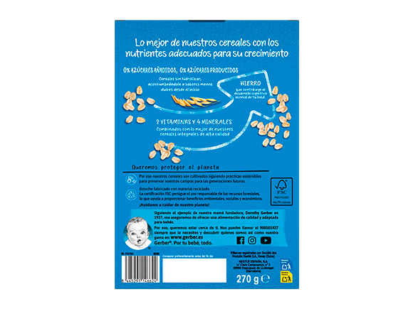 papilla multicereales gerber