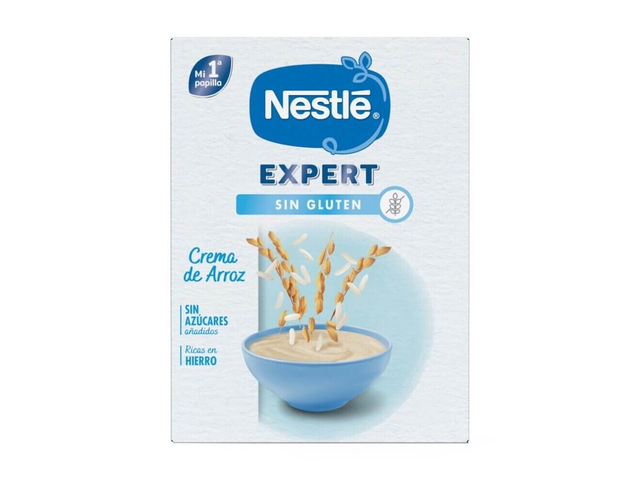 Papilla NESTLÉ EXPERT Sin Gluten Crema de Arroz