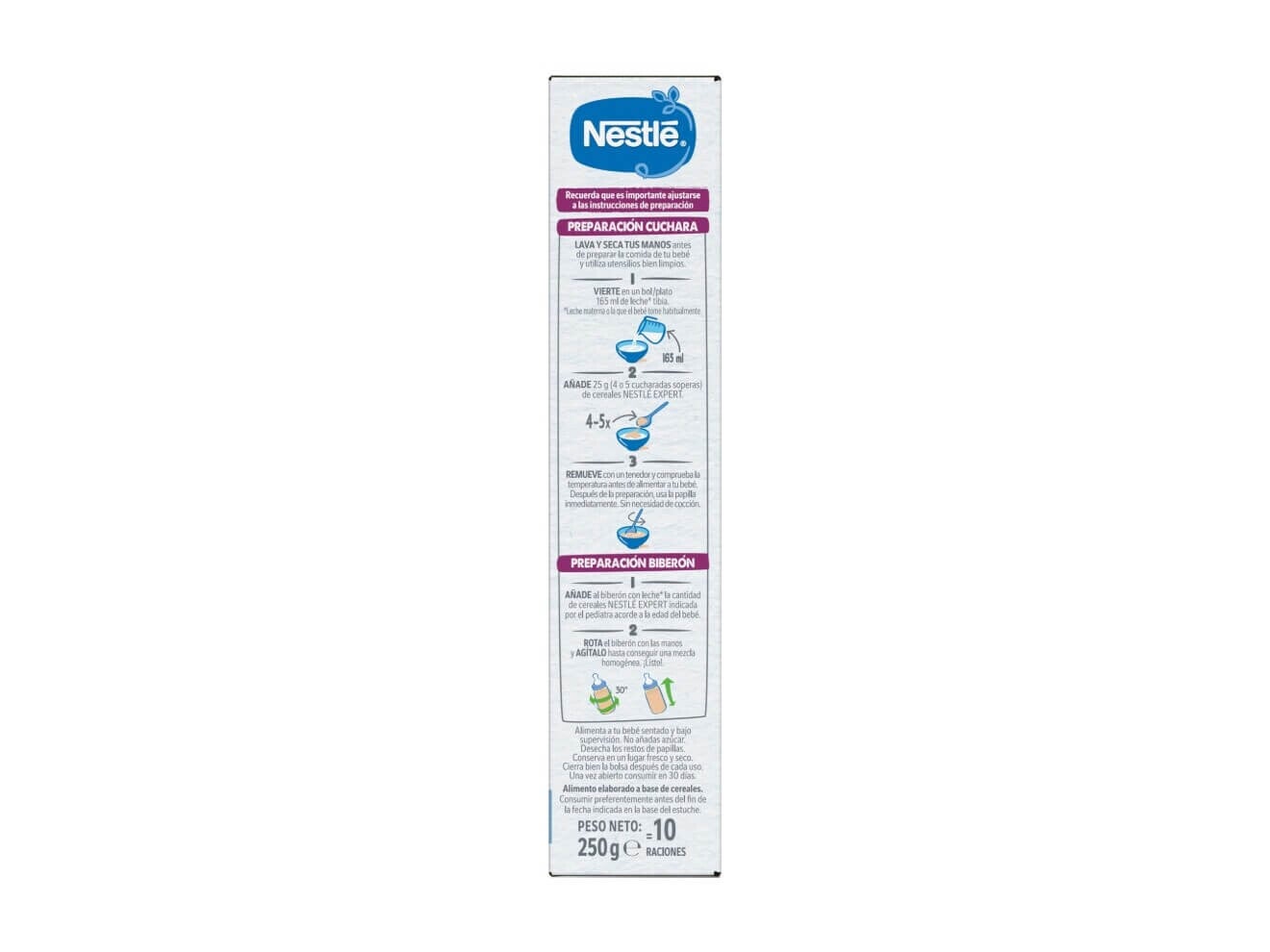 Papilla NESTLÉ EXPERT Avena Integral con Ciruela