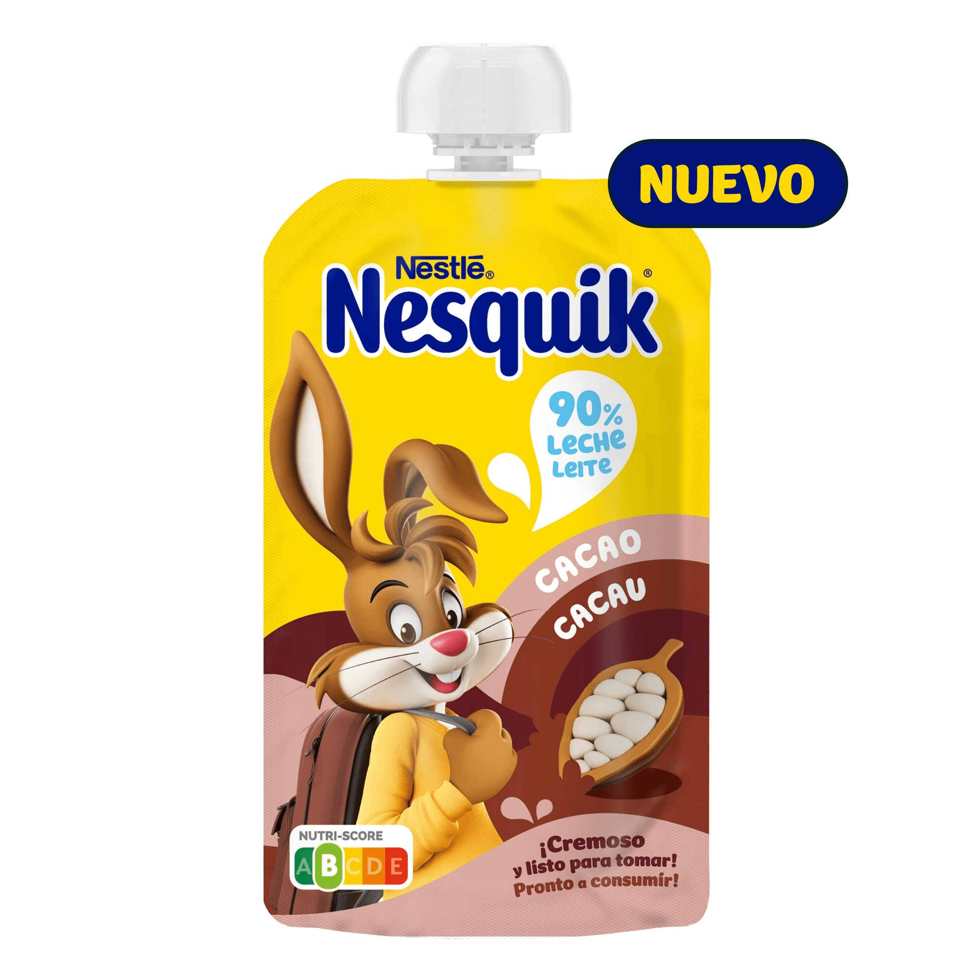 Bolsita NESQUIK Cacao y Plátano
