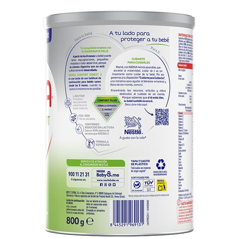 Perfil Nidina Confort Digest 2 