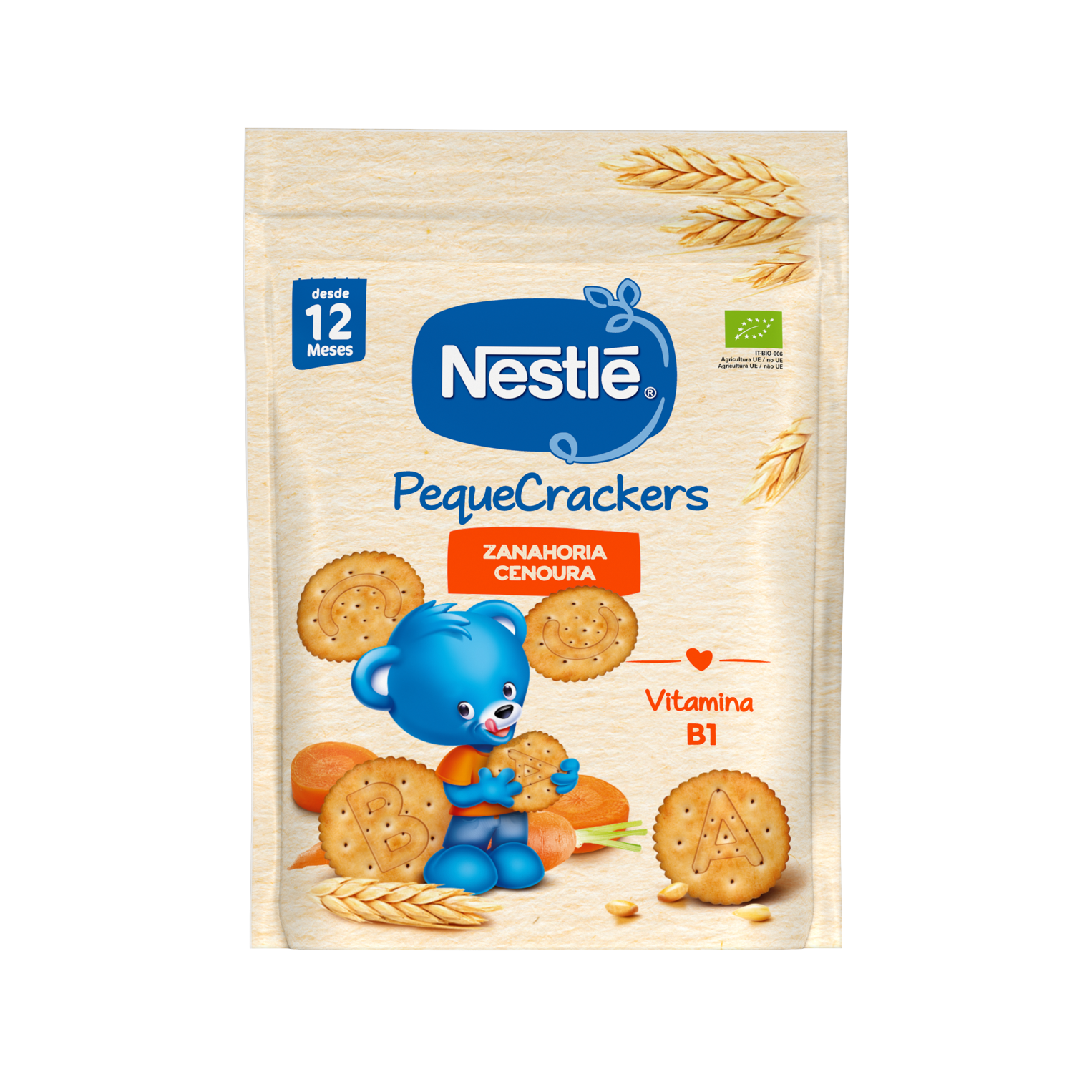 Crackers Nestlé Pequecrackers Zanahoria