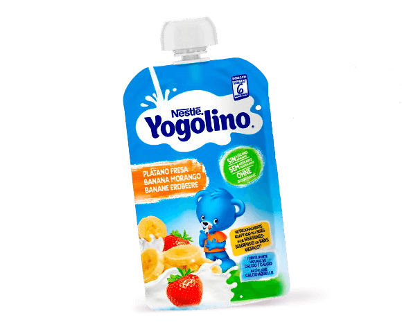 Bolsita de lácteo YOGOLINO Plátano Fresa