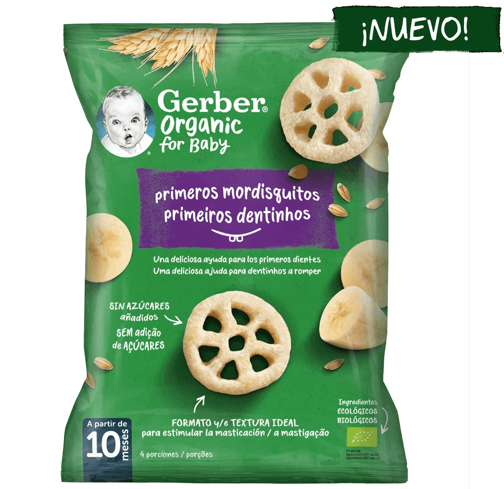 GERBER Organic Snacks Primeros Mordisquitos