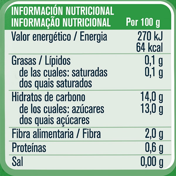 Bolsita puré de fruta para bebés GERBER Pera, Manzana y Plátano