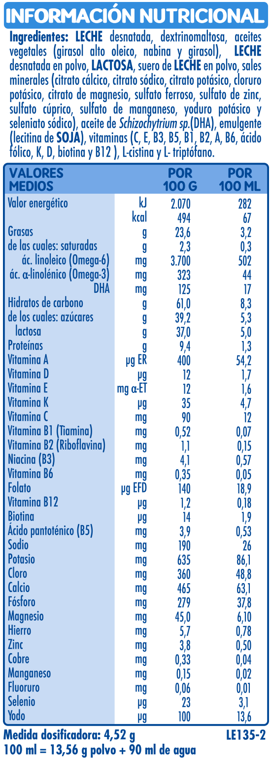 NATIVA Leche (2) de continuación a partir de los 6 meses NATIVA de Nestlé 2  x 800 g. - Alcampo ¡Haz tu Compra Online y Recoge Más de 50.000 Productos a  Precios Alcampo A Partir de 2h!