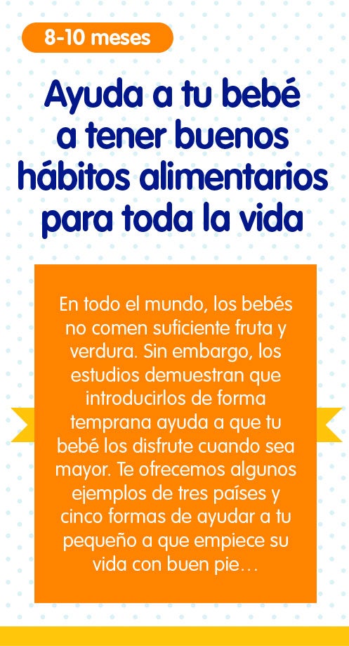 Hábitos de alimentación infantil, infografía