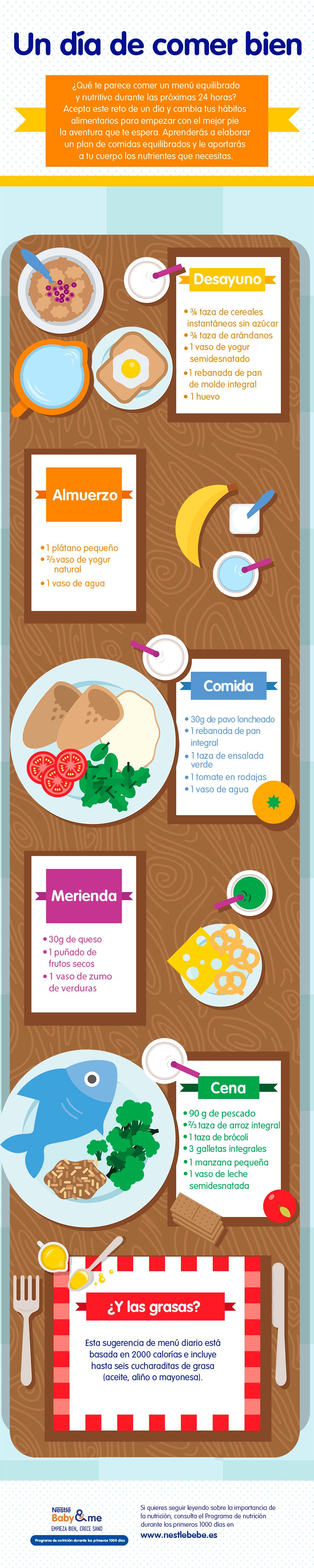 Menú para embarazadas