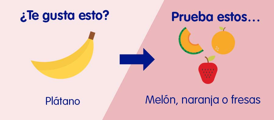 Frutas para el bebé