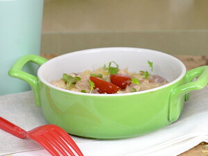 Pasta con tomate y ternera para bebés a partir de 1 año Pasta con tomate y ternera para bebés a partir de 1 año