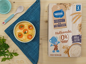 Puré de coliflor, zanahoria y cereales Puré de coliflor, zanahoria y cereales