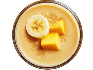 BATIDO DE PLÁTANO Y MANGO