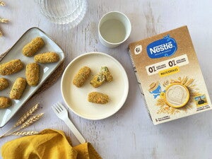 Croquetas de salmón y brócoli 