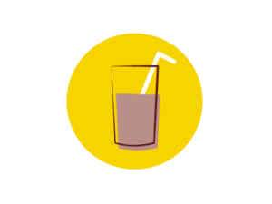 Lácteo infantil con cacao y plátano
