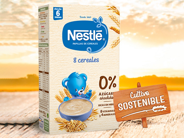 Papilla Nestlé 8 Cereales Cultivo Papilla Nestlé 8 Cereales Cultivo