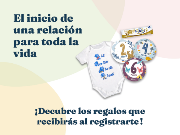 Baby onesie with colorful illustrated plates for infants.
