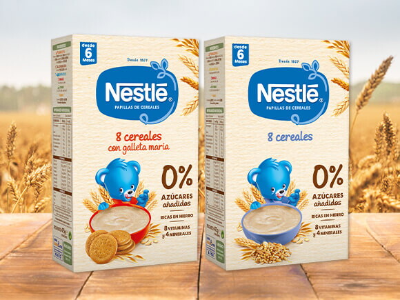 Papillas Nestlé 8 Cereales Papillas Nestlé 8 Cereales