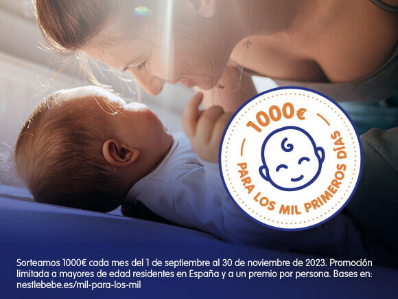 1000€ para los primeros 1000 días de tu bebé