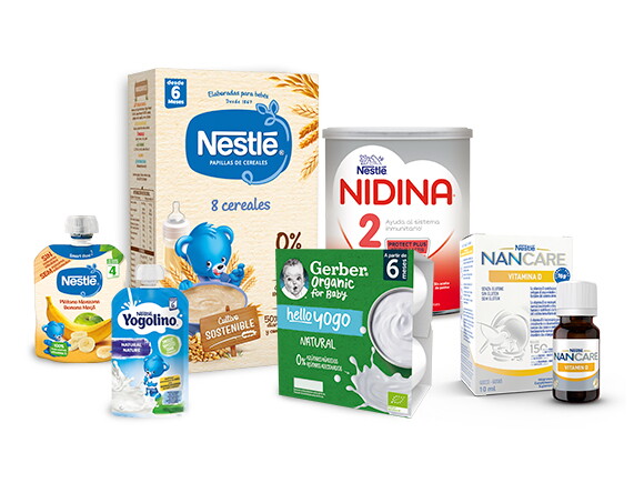 Nuestros productos Nestlé Alimentación Infantil