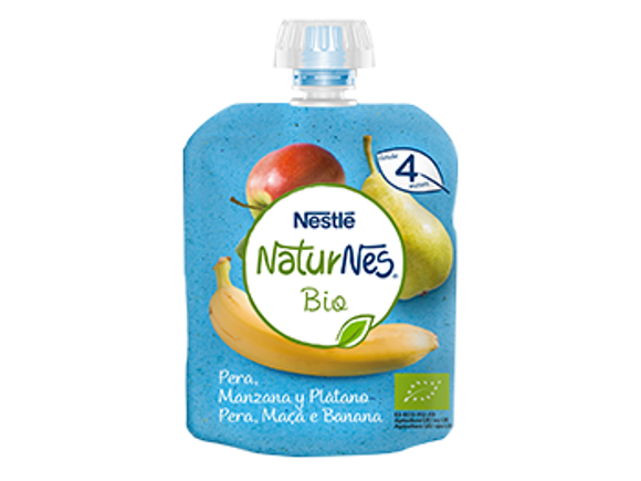 Producto NATURNES BIO Bolsita Pera Manzana Plátano Producto NATURNES BIO Bolsita Pera Manzana Plátano