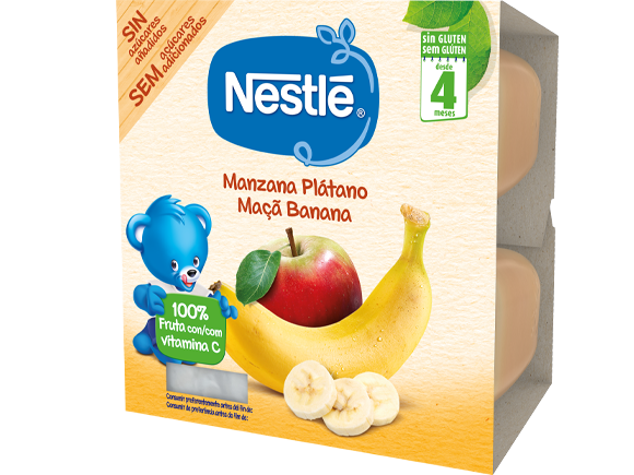 Purés Nestlé Tarrina Manzana Plátano