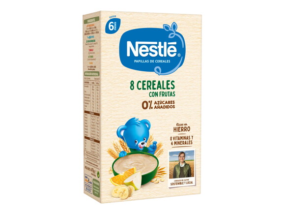 Nestlé 8 cereales con fruta