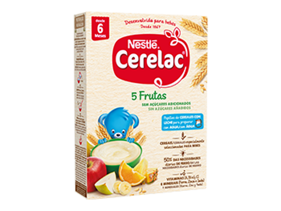 5 Cereales para Bebés Sin Colorantes Sin Conservantes +6 meses Nestlé