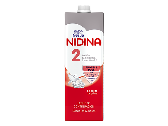 Nidina Nestlé Leche infantil de crecimiento desde 12 meses Nestlé Nidina 3  sin aceite de palma Pack de 2 latas de 800 g