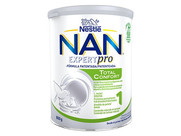 Leche de fórmula Nestlé NAN TOTAL CONFORT 1