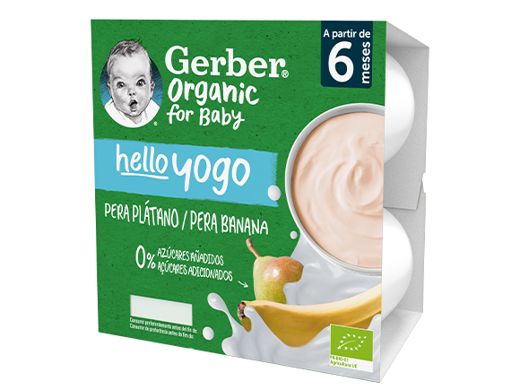 GERBER HelloYogo Pera y Plátano GERBER HelloYogo Pera y Plátano