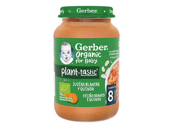 Tarrito GERBER Plant-tastic Judías y Quinoa Tarrito GERBER Plant-tastic Judías y Quinoa
