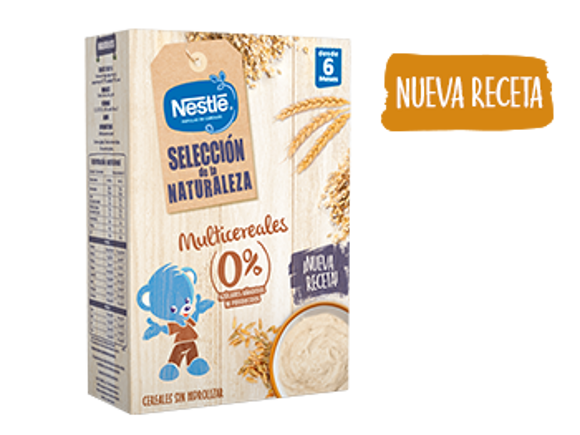 Papilla Nestlé Selección de la Naturaleza Multicereales