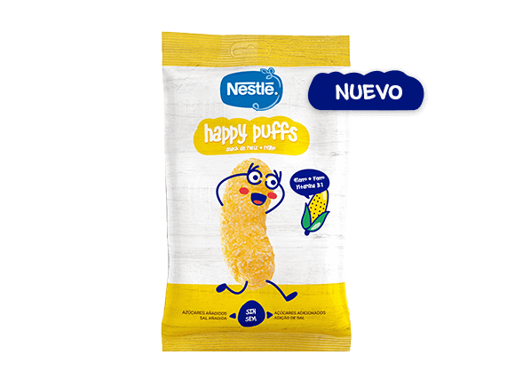 Snacks NESTLÉ Happy Puffs Maíz Natural 