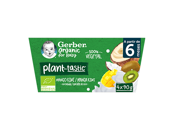 GERBER Plant-tastic Mango y Kiwi - lateral