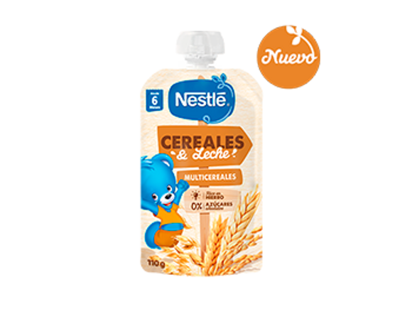 Papilla de Cereales y Leche Multicereal – 5 Cereales