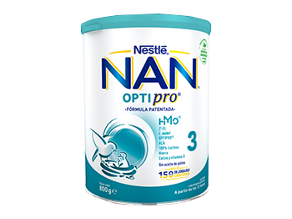NAN Optipro 3 Leche de crecimiento A partir de 1 años