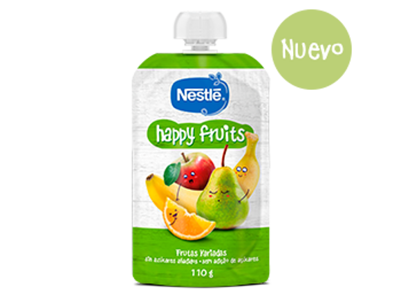 Puré de frutas Nestlé Happy Fruits