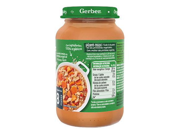 Tarrito GERBER Plant-tastic Judías y Quinoa