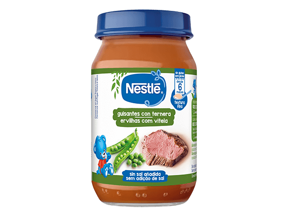 NESTLÉ Purés comida y Cena Jardinera de Ternera