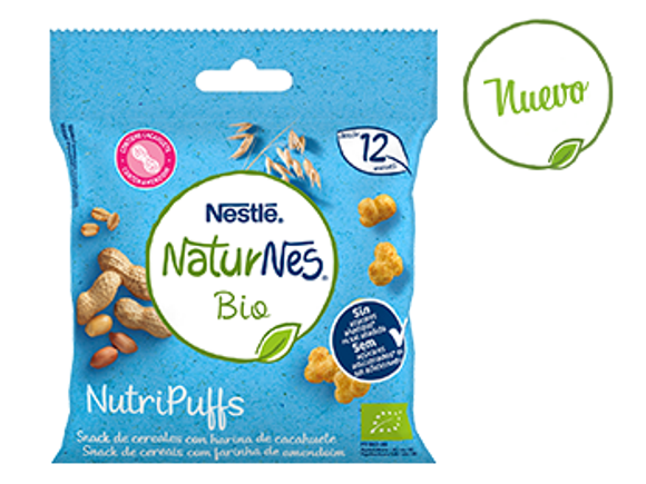 Snack saludable para bebés y niños NESTLÉ NUTRIPUFFS Snack saludable para bebés y niños NESTLÉ NUTRIPUFFS