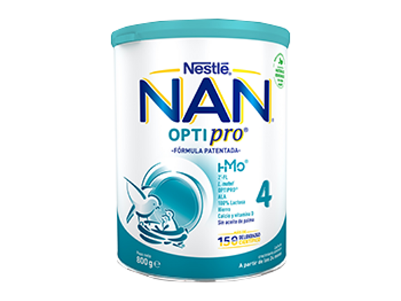 NAN Optipro 4 Leche de crecimiento A partir de 2 años NAN Optipro 4 Leche de crecimiento A partir de 2 años